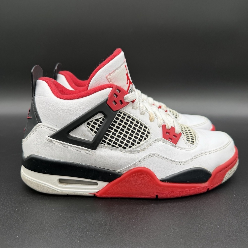 Jordan 4 Retro OG 2020 Fire Red Youth Size 6.5Y 408452-160